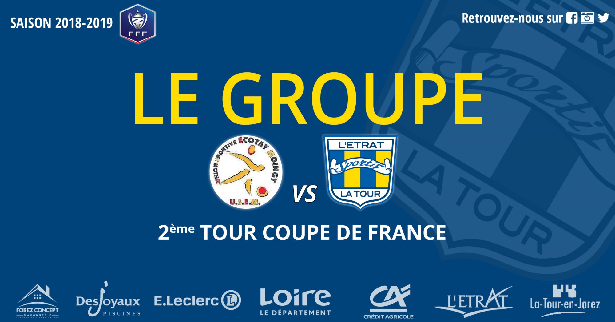 2Ã¨me tour de Coupe de France : Le GROUPE