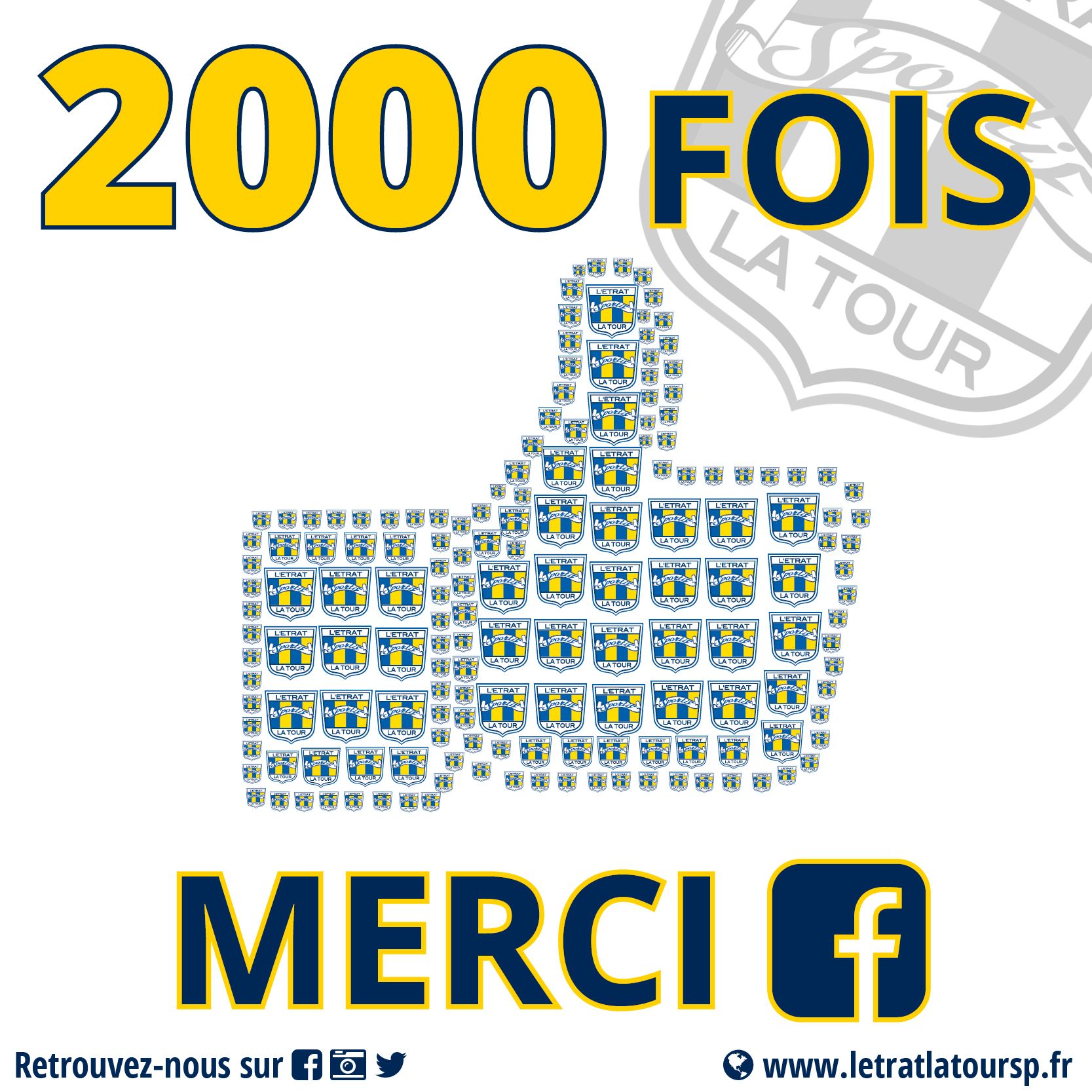 2000 FANS sur notre page FACEBOOK