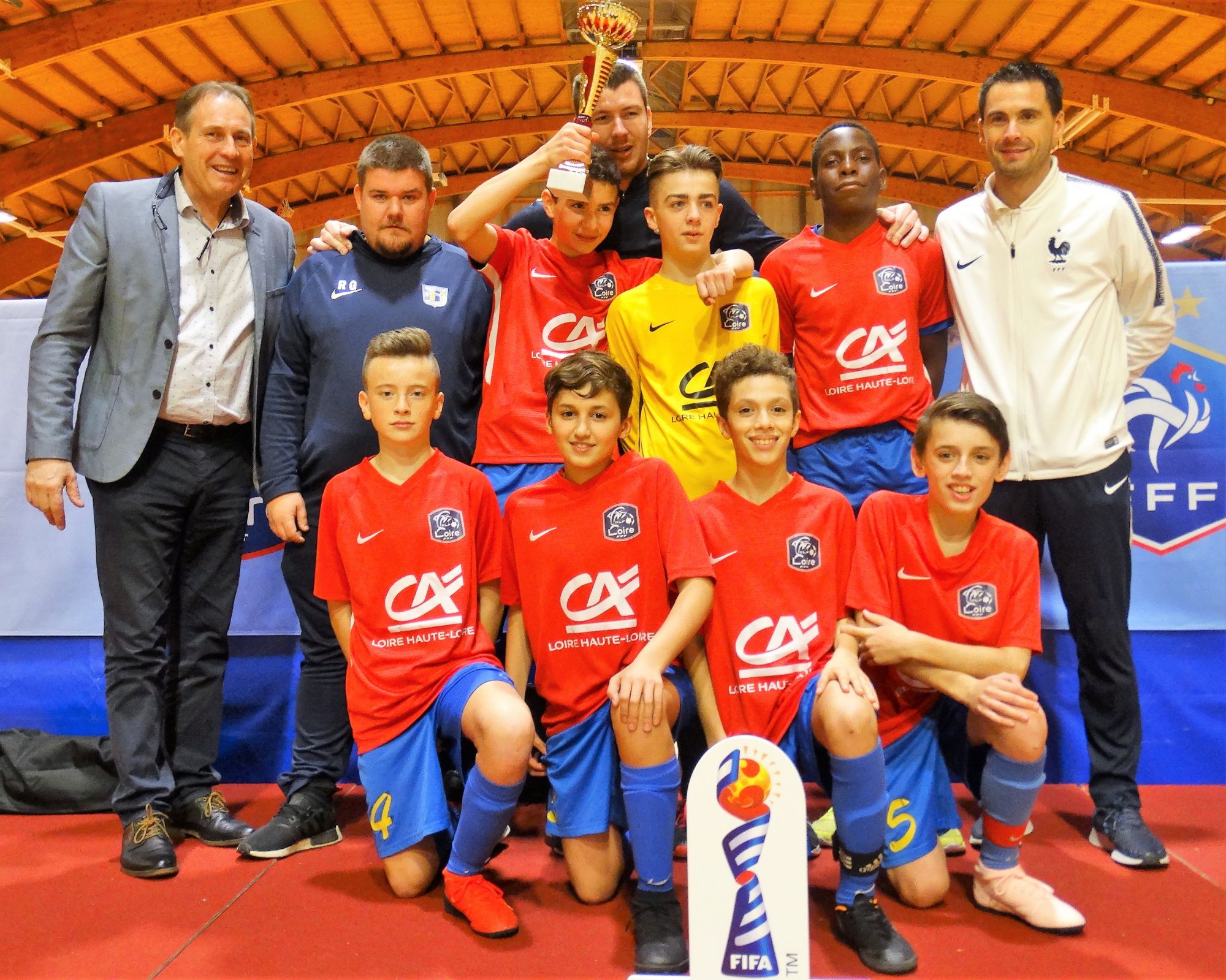 Les U13 remportent la Coupe de la Loire Futsal !