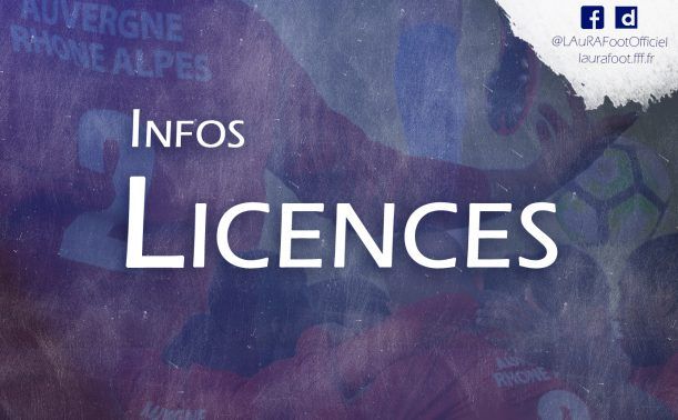 Infos licences 2018-2019