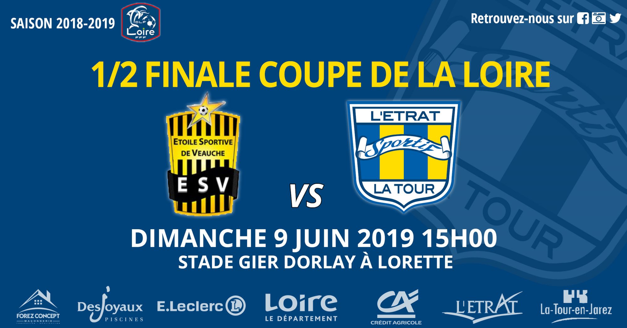 Coupe de la Loire : La demi-finale face Ã  Veauche aura lieu ce dimanche 15h Ã  Lorette